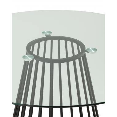 Стол Ливерпуль круглый 120*120 стекло