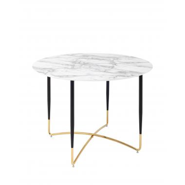 Стол Даймакс 110*110 белый мрамор