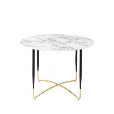 Стол Даймакс 110*110 белый мрамор