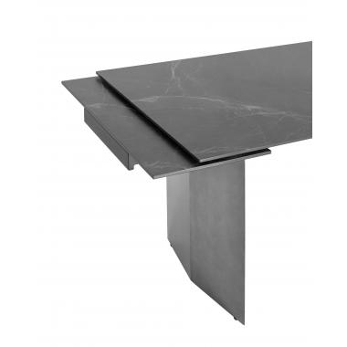 Стол Селин раскладной 180-260*90 керамика темная