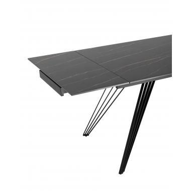 Стол Пандора раскладной 180-280*90 керамика темная