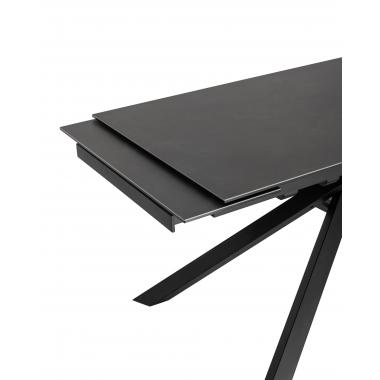 Стол обеденный Альянс раскладной 140-200*90 черный