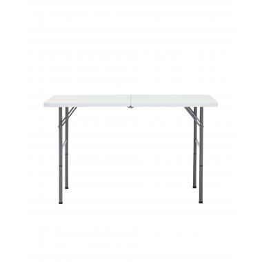 Стол складной чемодан пластиковый Кейт 120 белый