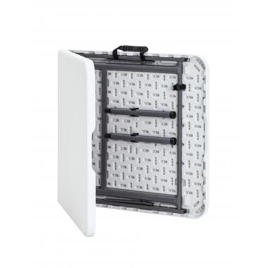 Стол складной чемодан пластиковый Кейт 120 белый