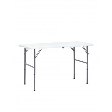 Стол складной чемодан пластиковый Кейт 120 белый