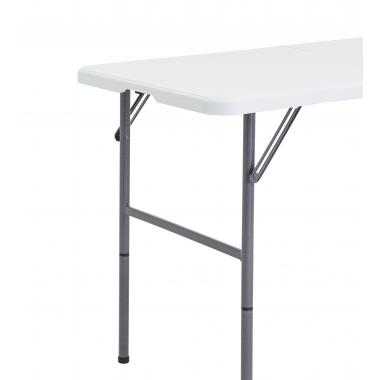 Стол складной чемодан пластиковый Кейт 120 белый