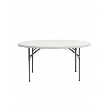 Стол круглый складной пластиковый Кейт 160