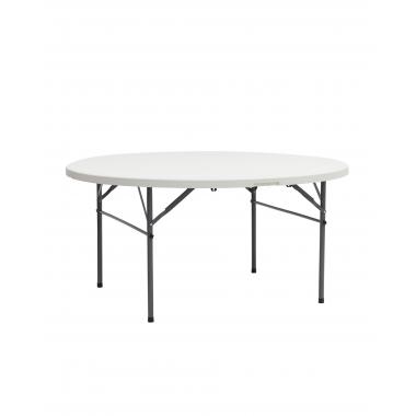 Стол круглый складной пластиковый Кейт 160