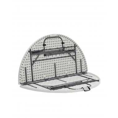 Стол круглый складной пластиковый Кейт 160