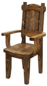 Кресло деревянное под старину К-7