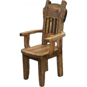 Кресло деревянное под старину К-1