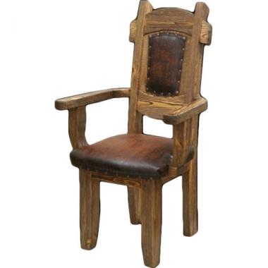 Кресло деревянное под старину К-5