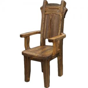 Кресло деревянное под старину К-6