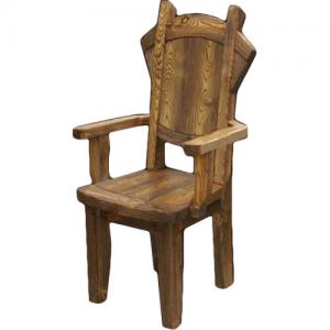 Кресло деревянное под старину К-10